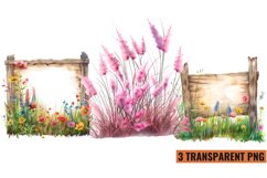 Watercolor Grass Clipart , PNG Product Image 1