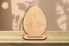 Coloring Easter Egg Laser Cut | Glowforge | SVG Product Image 1