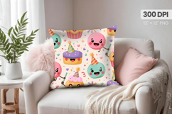 Happy New Year PNG Pillow, Festive New Year's Eve 2026 PNG Product Image 1