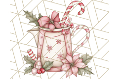 Christmas Cottagecore Kitchen Clipart PNG, Holiday Decor Product Image 4