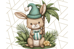 Safari Christmas PNG Clipart, Cute Jungle Animal Art Product Image 4