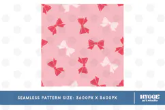 American 4th of July Patriotic Coquette Bow Seamless Pattern Product Image 2