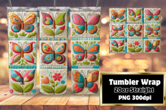 Customizable 20oz Tumbler File , Patchwork Product Image 1