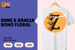Dune &amp; Dahlia Boho Floral Monogram Product Image 1