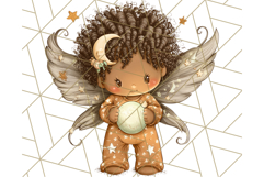 Halloween Fairy Clipart PNG, Spooky Cute Character Art Product Image 4