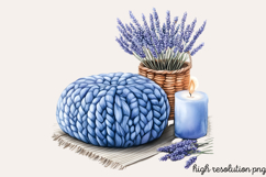 Blue Cozy Spring Home Clipart PNG Product Image 1