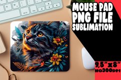 Cat Lover&#039;s Joyful Mousepad PNG Product Image 1