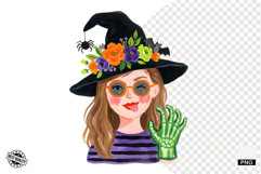 Halloween Girls Clipart Product Image 1