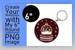 Gorgeous Circle Design Keychain Template , Holiday Product Image 1