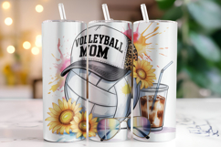 Volleyball Mom Tumbler Wrap | Sublimation | Tumblers Product Image 1