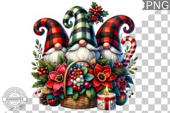 Christmas Gnome Sublimation - Clipart PNG Design Product Image 1