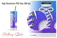 Monogram Sneaker patterns for 20oz SKINNY TUMBLER. Product Image 4