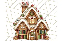 Christmas North Pole Village PNG Clipart, Cute Holiday Art Product Image 4