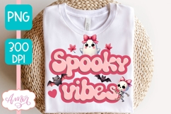 Pink Halloween sublimation bundle | Cute Halloween PNG Product Image 13