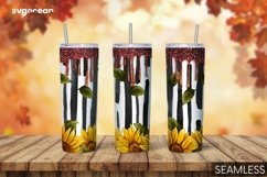 Sunflower Tumbler Sublimation | Skinny 20 oz | Tapered Product Image 2