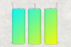 Aqua Yellow Tint Tumbler Wrap Sublimation Product Image 1