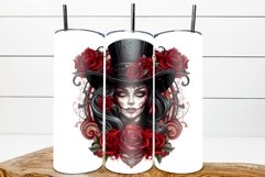 3d halloween tumbler wrap bundle / gothic illustrations PNG Product Image 7