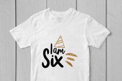 I Am Six - Birthday SVG EPS DXF PNG Cutting Files Product Image 3