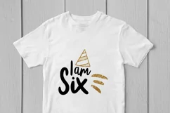 I Am Six - Birthday SVG EPS DXF PNG Cutting Files Product Image 3