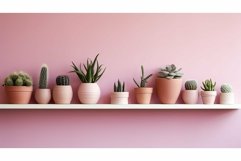 plants pink shelf Product Image 1