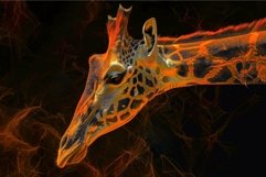 Majestic Giraffe head. Generate Ai Product Image 1