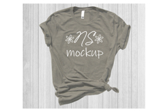 Bella Canvas 3001 Tshirt Mock-up BUNDLE ALL HEATHERS Product Image 21