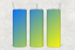 Sky Blue &amp; Yellow Shade Tumbler Wrap Sublimation Product Image 1