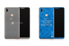 Vivo V9 Youth Vinyl Skin Design Mockup 2018 Product Image 2
