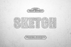 Editable text effect, sketch text Product Image 1