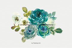 Watercolor Succulents &amp; Florals Clip Art Collection Product Image 4