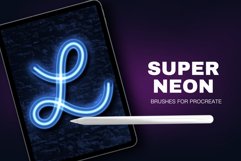 Procreate Super Neon Brushes Product Image 1