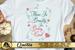 Be Kind SVG PNG EPS DXF Positive Quote SVG Inspirational SVG Product Image 1