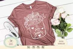 Counseling is my jam SVG PNG hand lettered, mason jar svg Product Image 2