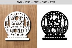 Christmas Paper Template SVG Design Product Image 1