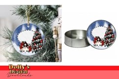 Gothic Christmas Gnome Tin Design for sublimation Product Image 3