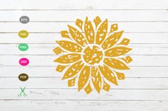 sunflower SVG cut file,sunflower for cricut,sunflower SVG Product Image 1