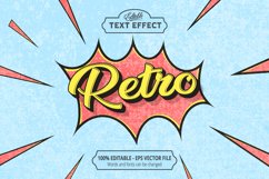 Editable text effect, retro text Product Image 1