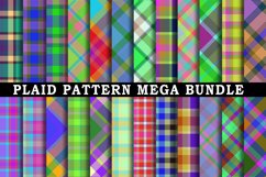 Plaid Pattern Mega Digital Paper Bundle Product Image 1