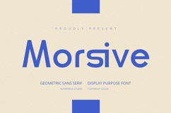 Morsive - Display Font Product Image 1
