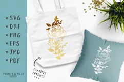 Floral No.2 Design - Cut File SVG EPS DXF PNG PDF JPG Product Image 5