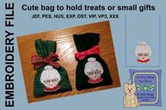 ITH Mrs Santa Treat Bag or Small Gift Bag Product Image 1