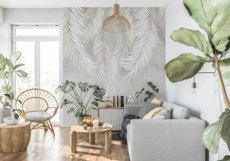Wall mockup - Wallpaper mockup - Living room Product Image 5