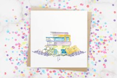 Lavender and Books Sublimation Design for Readers Product Image 2