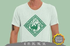 Deer in Forest SVG Product Image 2