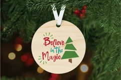 Believe in the Magic SVG File - Christmas SVG Cut File Product Image 6