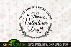 Valentines SVG - Valentine's Day Thank you Quote SVG Product Image 2