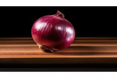 cutting red onion isolated Product Image 1