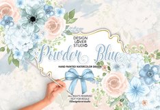 Watercolor POWDER BLUE design Product Image 1