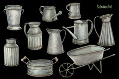 Watercolor garden utensils Product Image 2