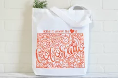 Colorado Mandala SVG File - Home is Where the Heart Is SVG Product Image 4